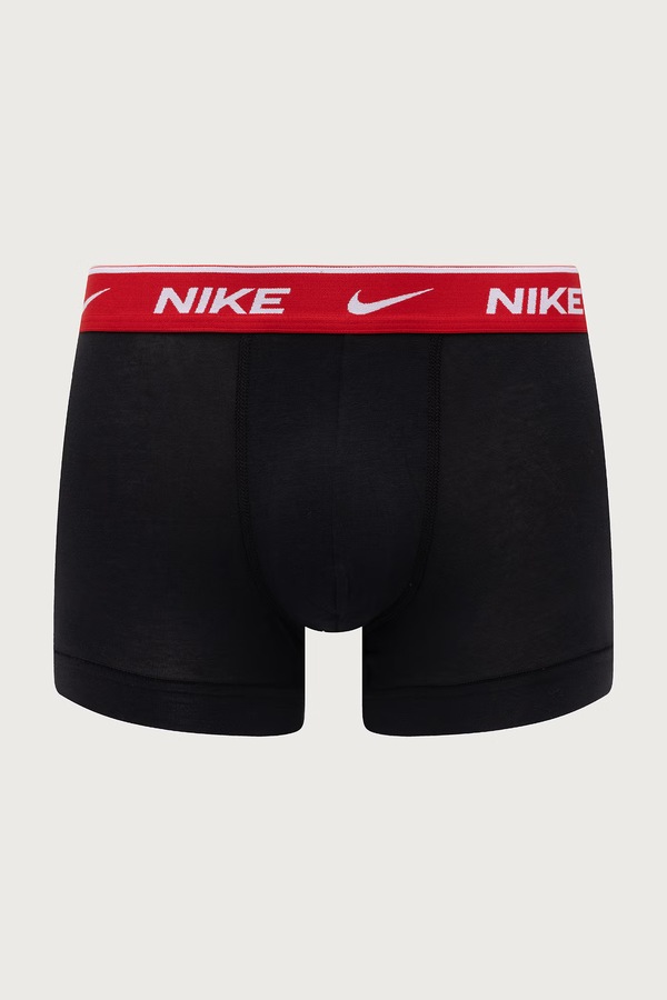 Боксери чоловічі бавовняні з еластаном 2 шт. Nike колір чорний фото 2