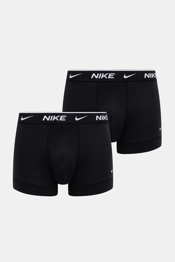 Боксеры мужские хлопковые с эластаном 2 шт. Nike цвет черный