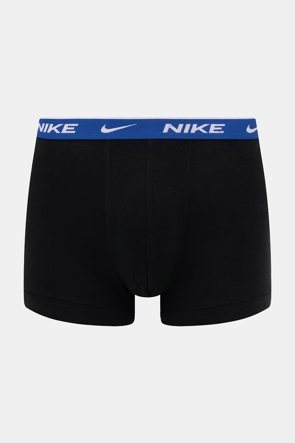 Боксери чоловічі бавовняні з еластаном 5 шт. Nike колір чорний фото 4