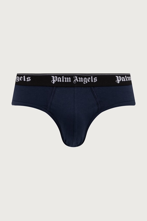 Слипы мужские с хлопком Palm Angels цвет темно-синий