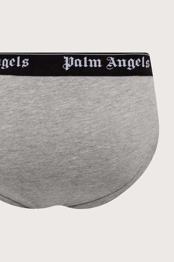 Слипы мужские с хлопком Palm Angels цвет серый фото 2