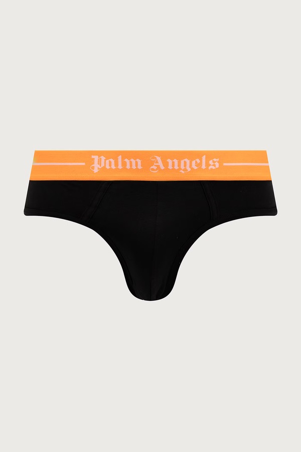 Сліпи чоловічі бавовняні з еластаном 2 шт. Palm Angels колір чорний