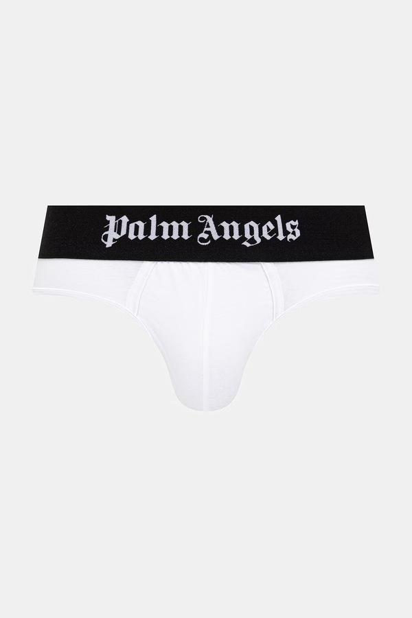 Слипы мужские с хлопком Palm Angels 3-pack цвет белый