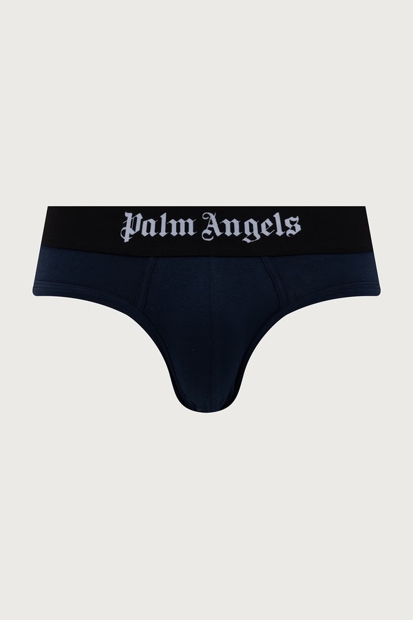 Слипы мужские с хлопком 3 шт. Palm Angels цвет темно-синий