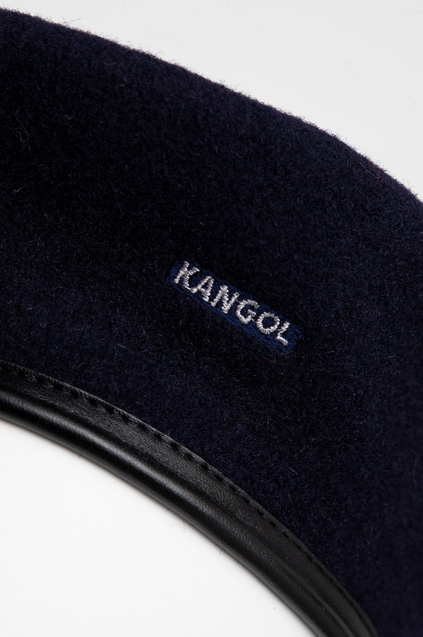Вовняний берет Kangol колір синій фото 2