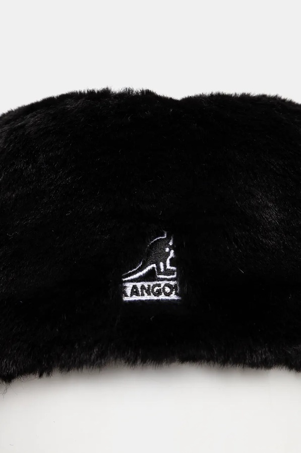 Шапка Kangol FAUX FUR TOPPER колір чорний фото 2
