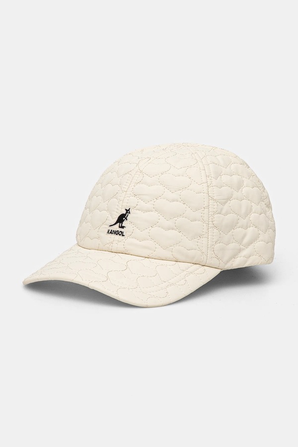 Кепка Kangol FUN PUFF BASEBALL колір бежевий