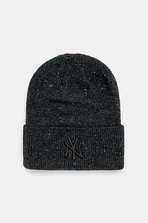 Шапка з домішкою вовни New Era колір зелений