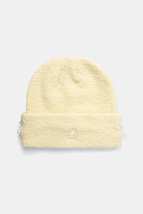 Шапка Kangol PEARL BEANIE цвет желтый
