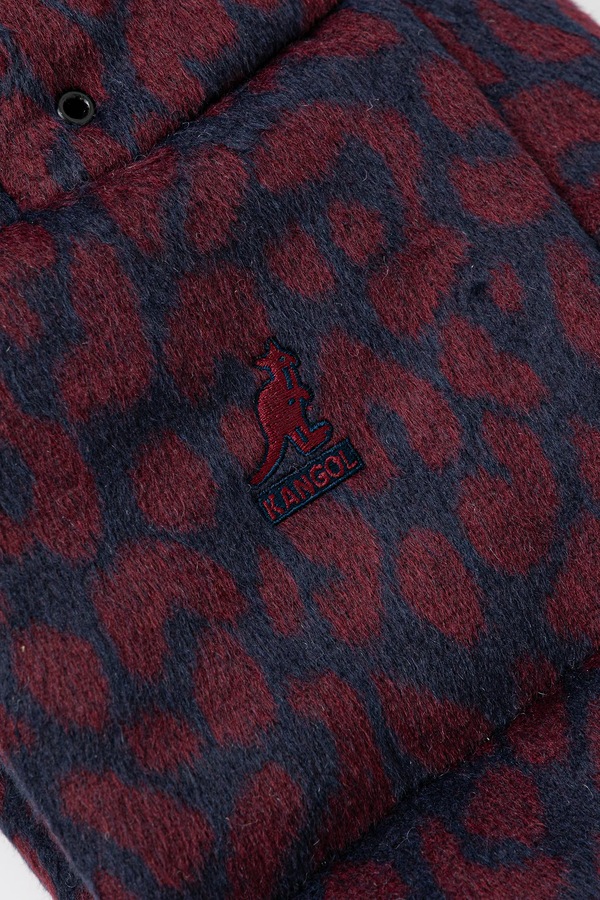 Шапка Kangol MEGA TRAPPER колір бордовий фото 2