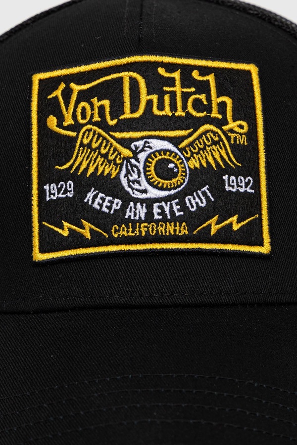 Кепка чоловіча Von Dutch колір чорний