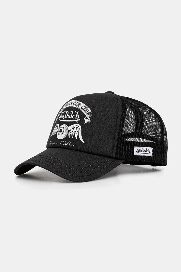 Кепка Von Dutch колір чорний