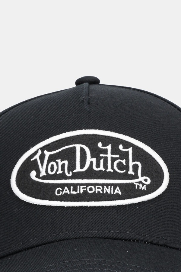 Хлопковая бейсболка Von Dutch цвет черный