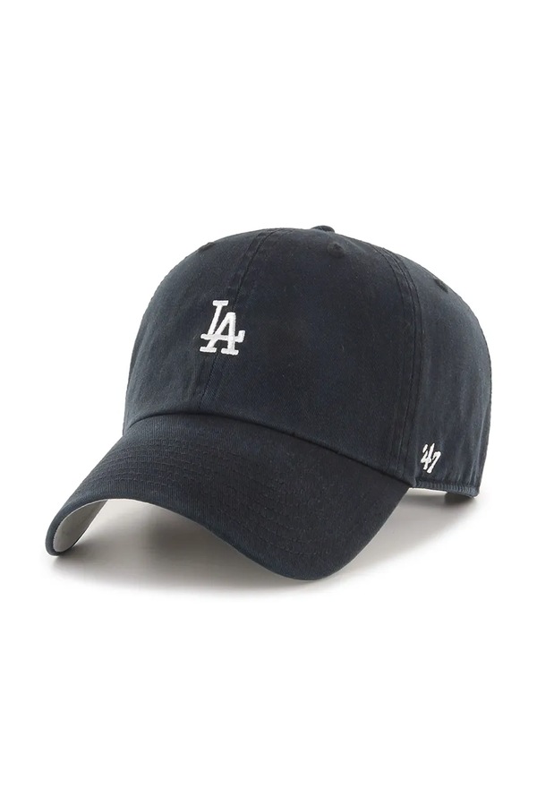 Кепка хлопковая 47 brand MLB Los Angeles Dodgers цвет черный фото 2
