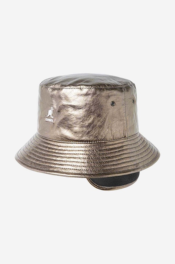 Капелюх Kangol колір срібний фото 2