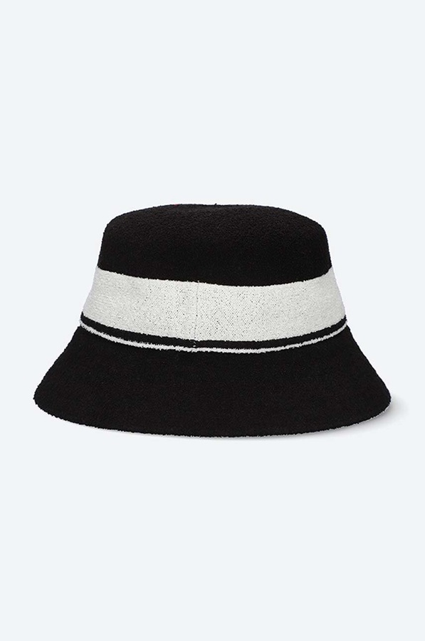 Капелюх Kangol Bermuda Bucket колір чорний фото 3