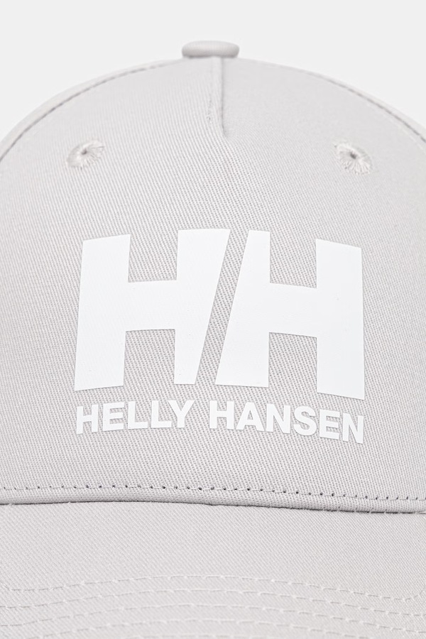 Снепбек хлопковый Czapka Helly Hansen HH Ball Cap цвет серый