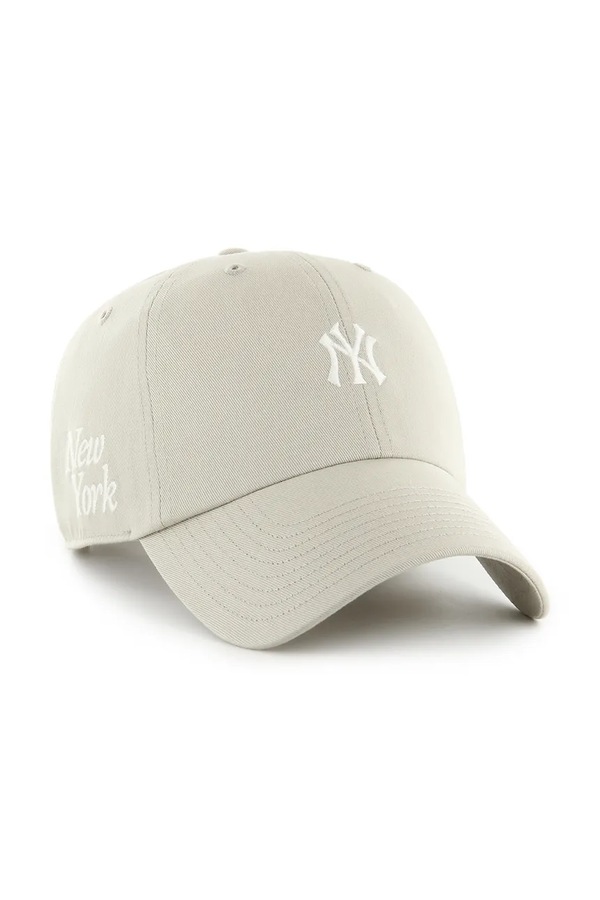 Кепка 47 brand MLB New York Yankees колір сірий фото 2