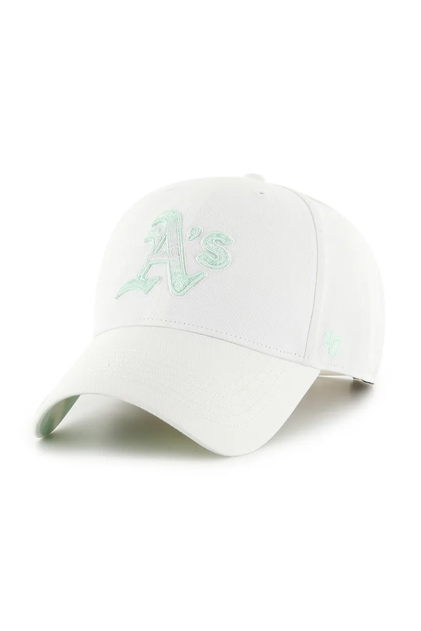 Кепка 47 brand MLB Oakland Athletics колір білий