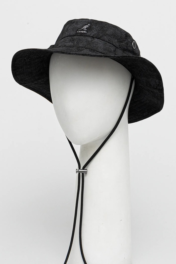 Бавовняний капелюх Kangol SALVAGED OUTDOOR колір чорний
