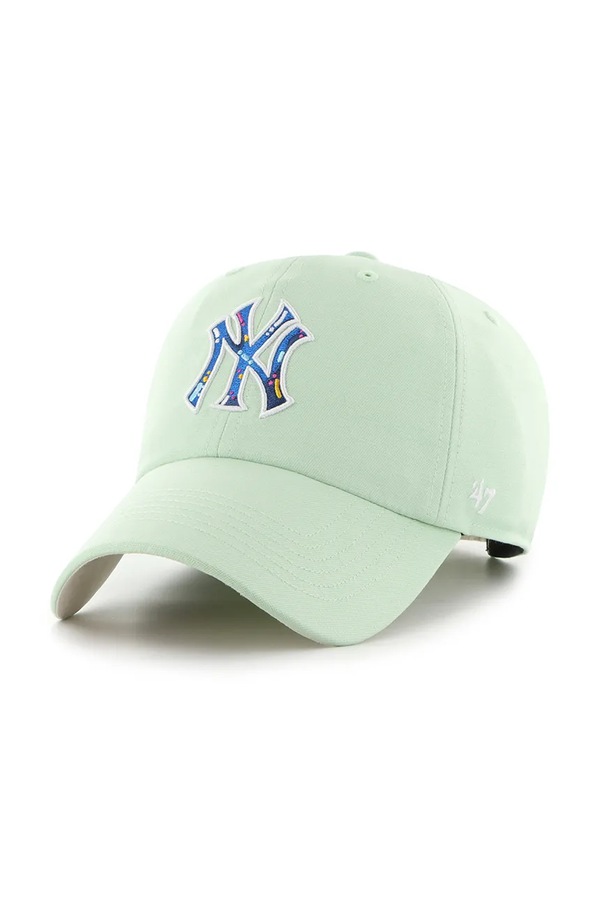 Кепка 47 brand MLB New York Yankees цвет зеленый