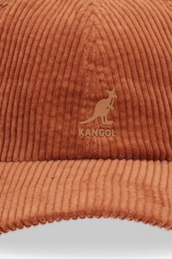 Кепка Kangol EARFLAP колір коричневий