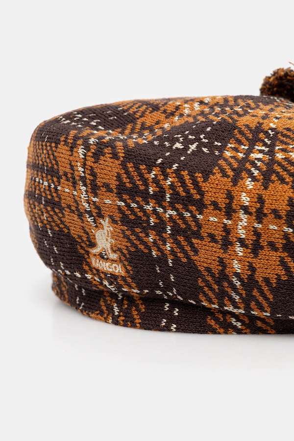 Кашкет з домішкою вовни Kangol HERITAGE колір коричневий