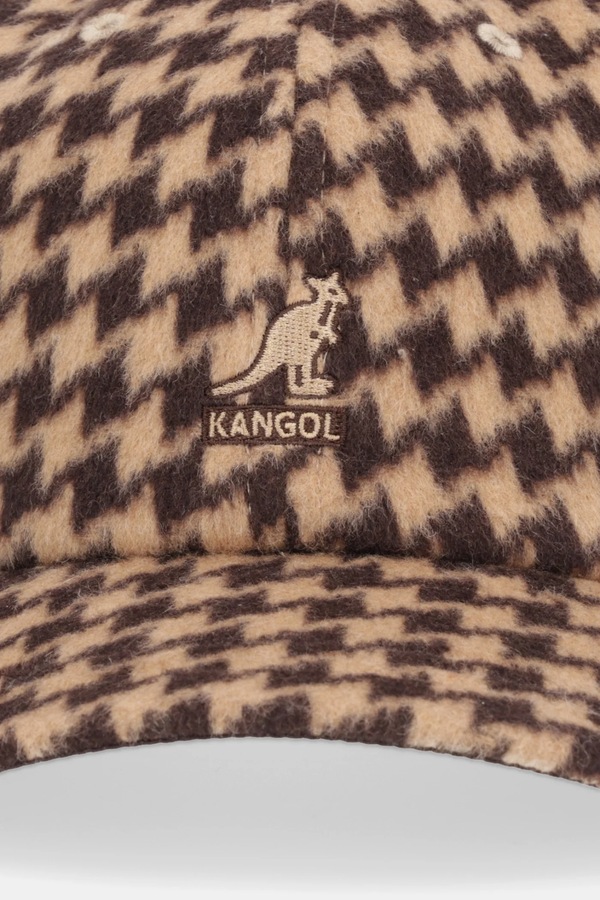 Кепка Kangol BLOCK ZIG цвет коричневый