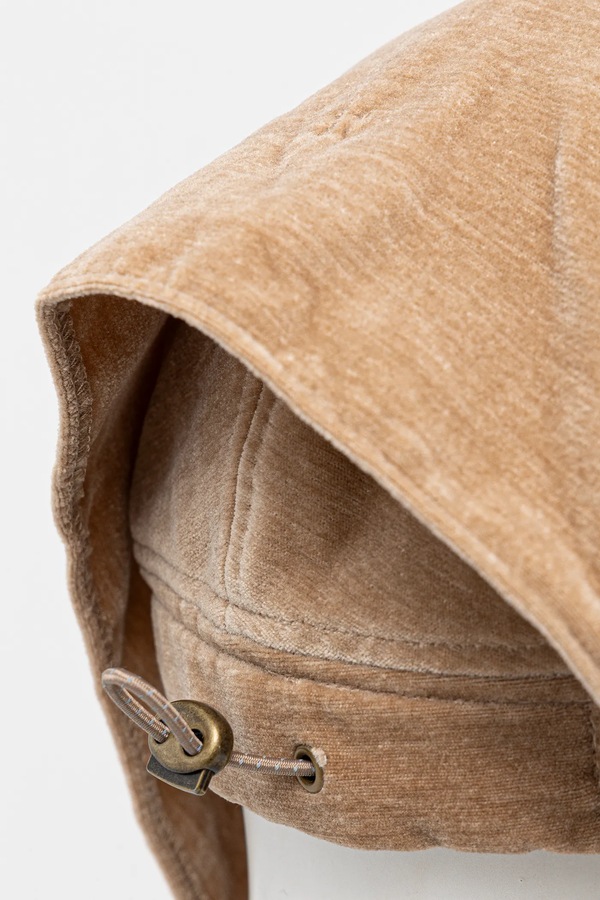 Кепка Kangol VELVET DRAPE 5-PANEL колір коричневий фото 2