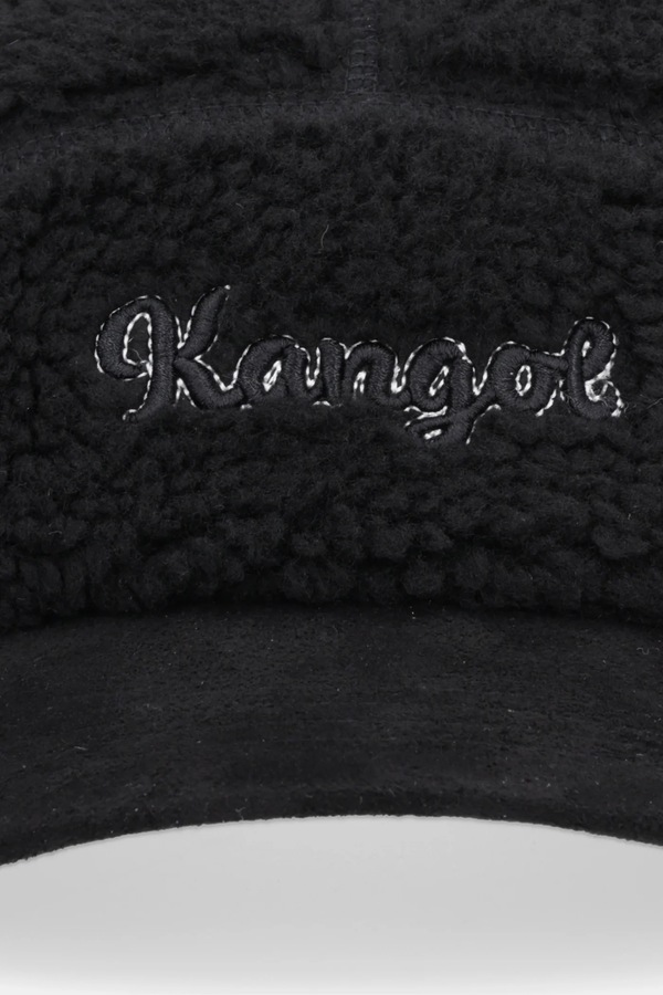 Кепка Kangol FAUX SHERPA 5-PANEL колір чорний фото 2