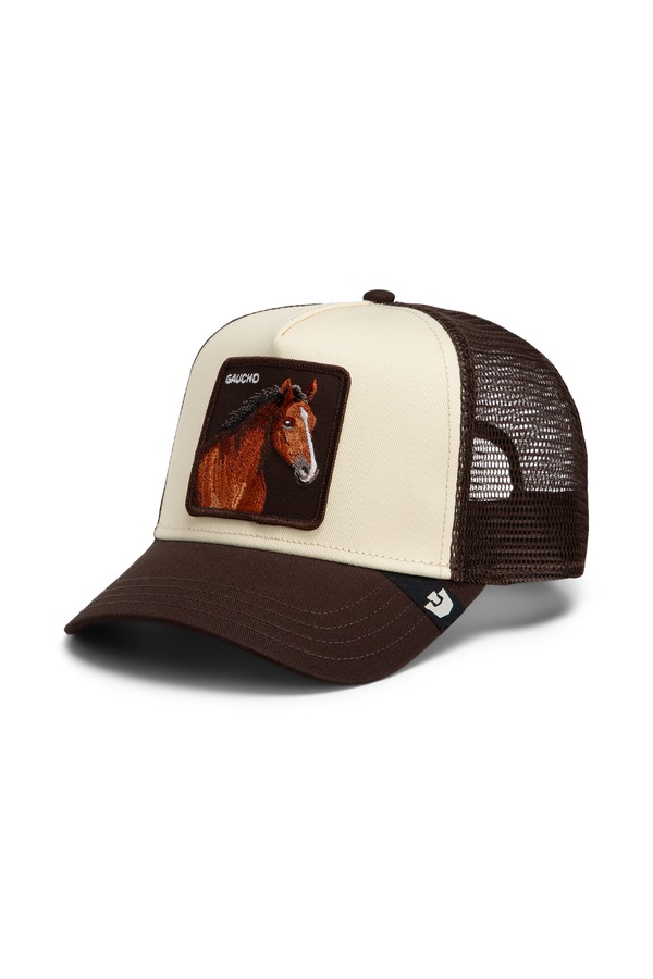 Кепка Goorin Bros Gaucho Trucker колір бежевий