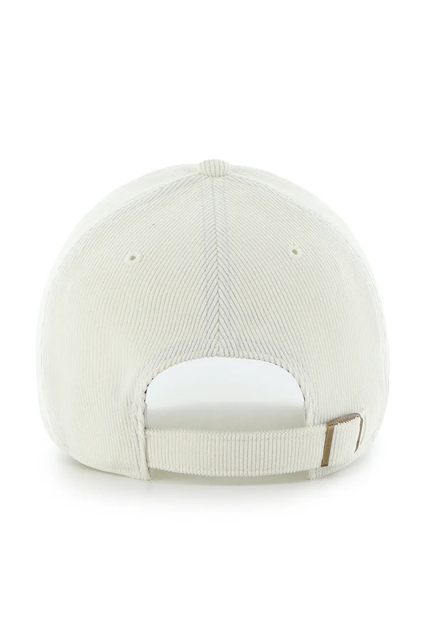 Бавовняна бейсболка 47 brand MLB New York Yankees колір бежевий