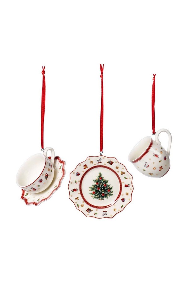 Набір святкових прикрас Villeroy & Boch Toy‘s Delight 3-pack