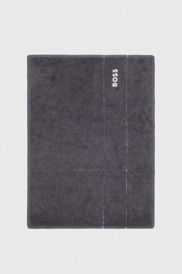 Маленький бавовняний рушник BOSS PLAIN 50 x 70 cm колір сірий фото 3