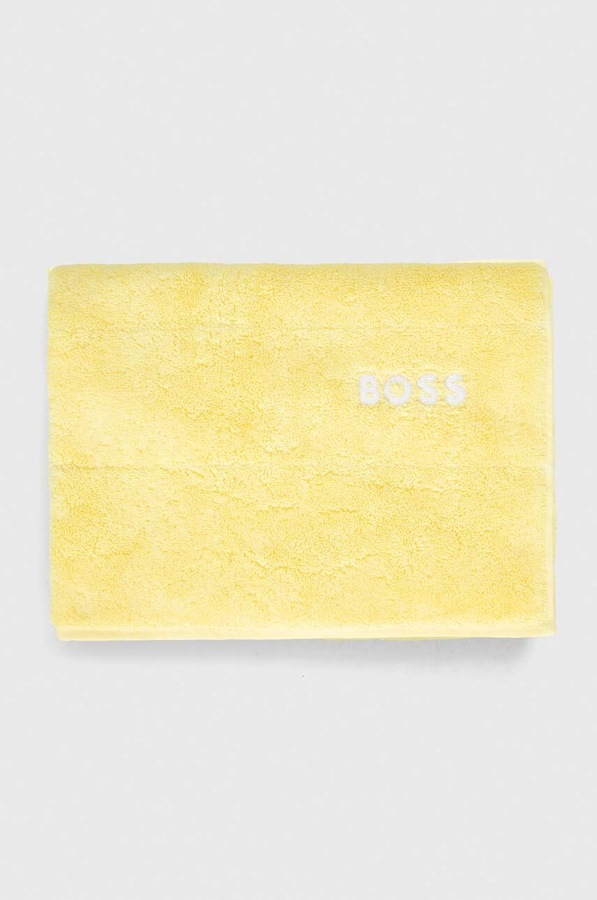 Маленький бавовняний рушник BOSS PLAIN 50 x 70 cm колір жовтий фото 2