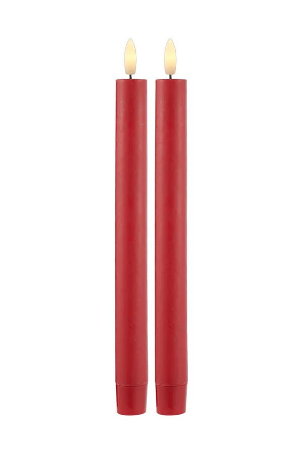 Набір свічок led Sirius Sille Krone 2-pack колір червоний