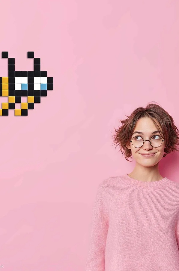 Набір diy піксельна мозаїка Pixel Corner Space Bzzz фото 2