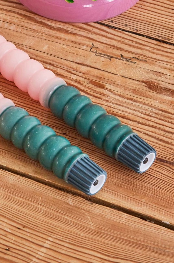 Набір свічок led Rice Soft Pink 2-pack фото 3
