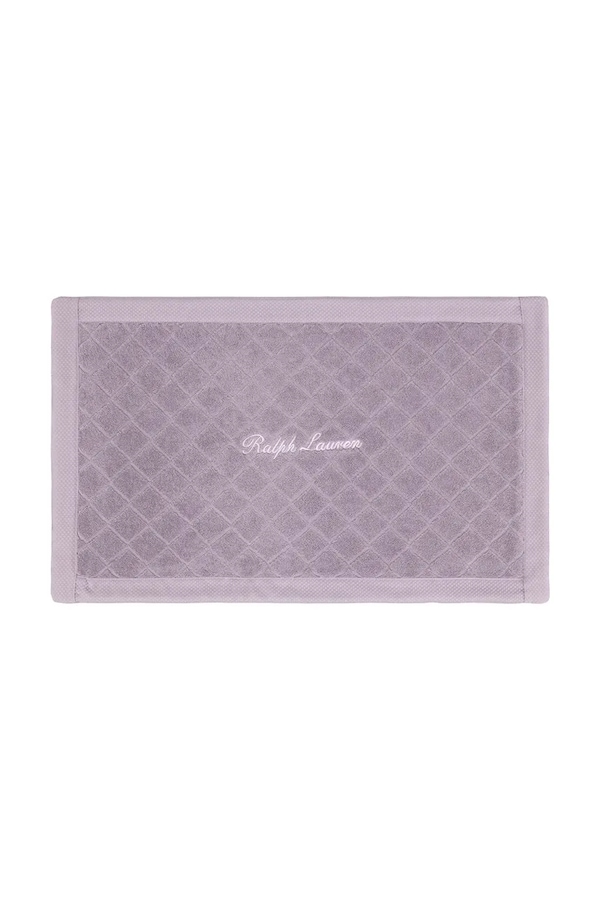 Бавовняний килимок для ванної кімнати Ralph Lauren DULANEY Lilac 50 x 80 cm колір фіолетовий