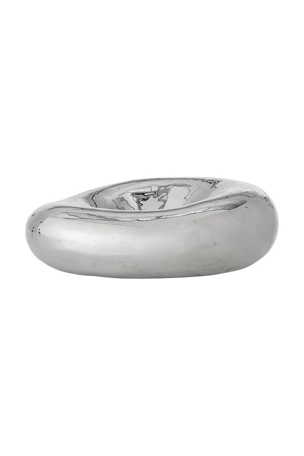 Декоративне блюдо Bloomingville Shine 18 x 6 cm колір сірий