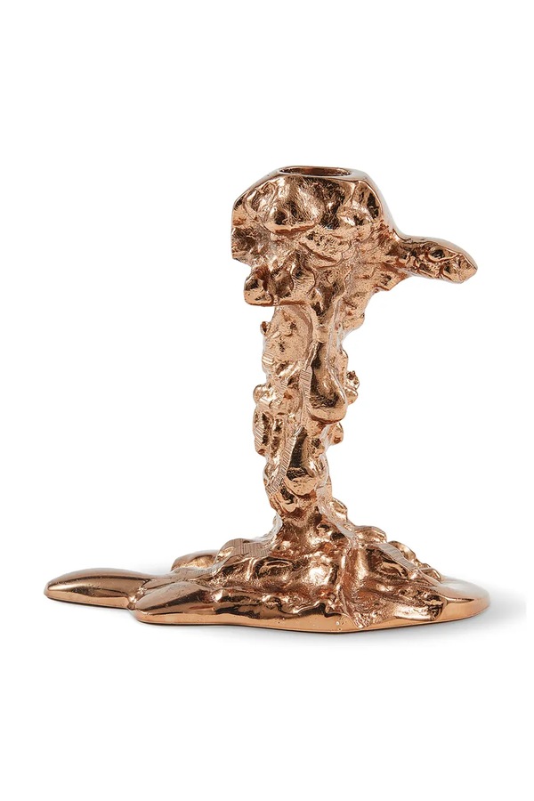 Декоративний свічник POLSPOTTEN Drip S/14 x 8 cm колір помаранчевий фото 2