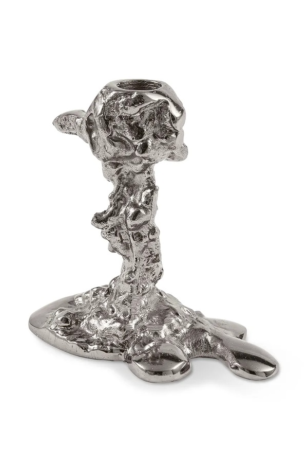 Декоративний свічник POLSPOTTEN Drip S 14 x 8 cm колір сірий