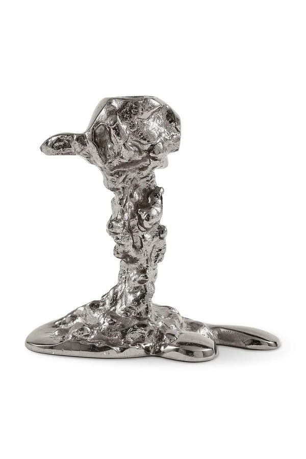 Декоративний свічник POLSPOTTEN Drip S 14 x 8 cm колір сірий фото 3