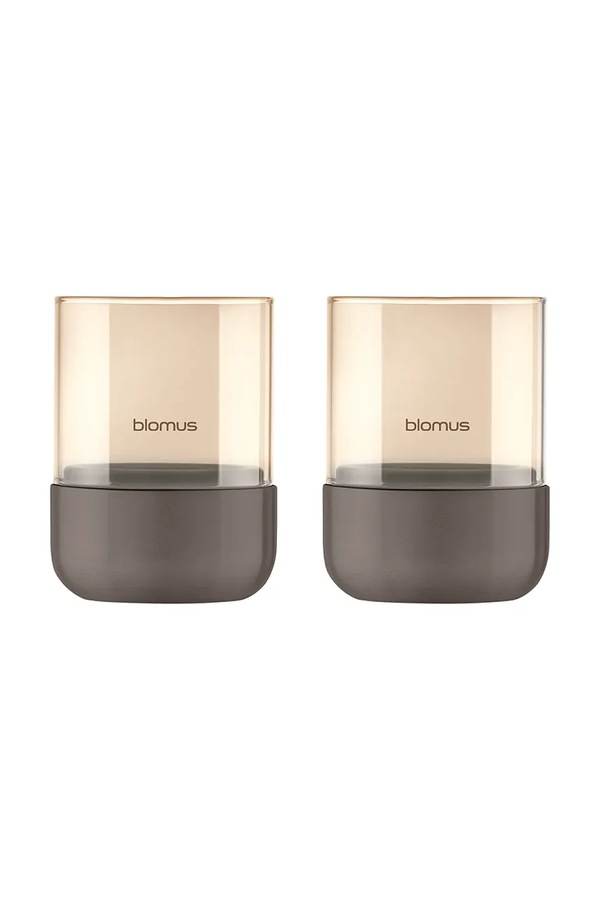 Набір декоративних свічників Blomus Calma 9 x 7 cm 2-pack колір фіолетовий
