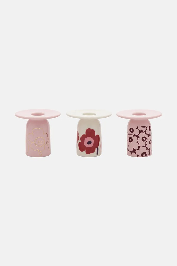 Набір підсвічників декораційний з фаянсу Marimekko 8 x 8 cm