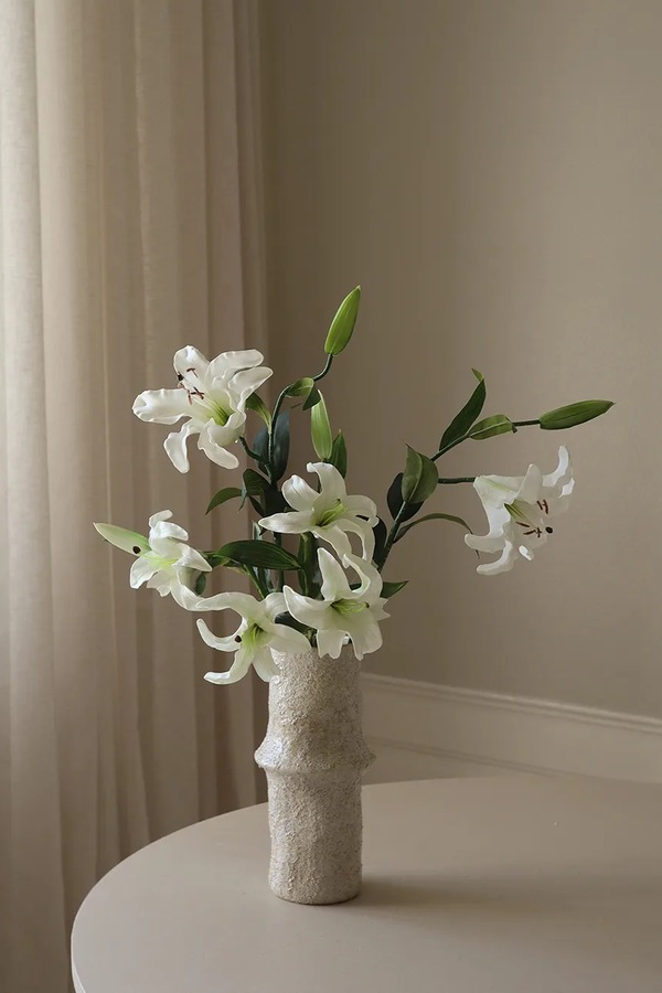 Штучний букет декораційний Botané 68 x 18 cm колір білий фото 2