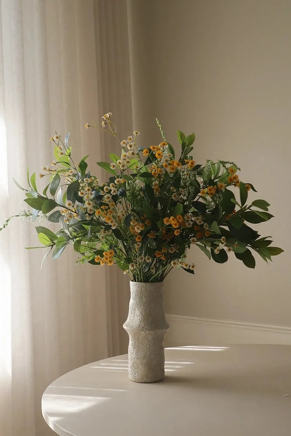 Штучний букет декораційний Botané 86 x 17 cm колір жовтий фото 2