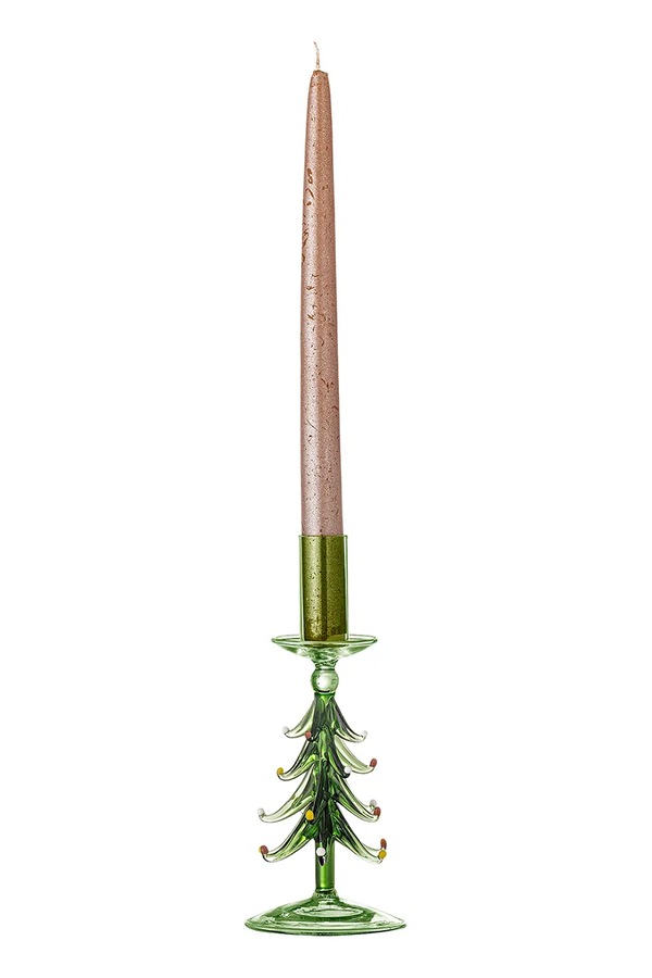 Декоративний свічник Bloomingville Brant 8 x 20 cm колір зелений фото 2