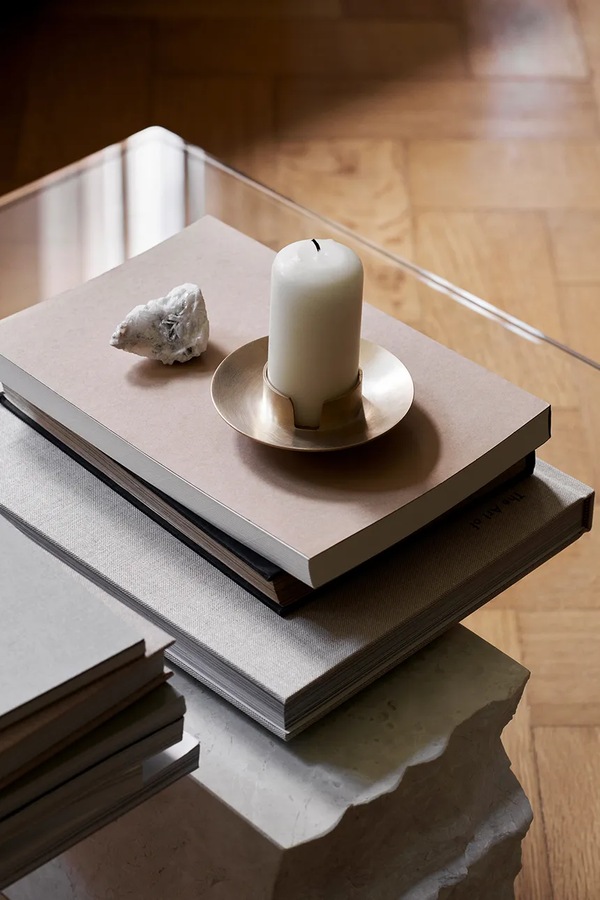 Декоративний свічник Ferm Living колір бежевий фото 3