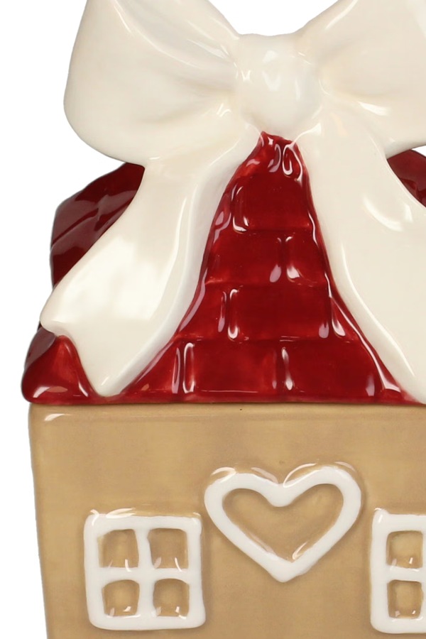 Inne Контейнер із кришкою святковий з фаянсу Inne 19 x 8 x 9 cm фото 3